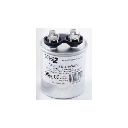 Trane Cpt01392 370V 5 Mfd Round Run CPT01392